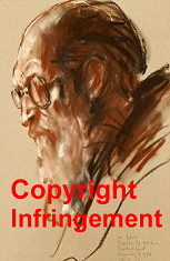 Copyright infringement and the elimination of Stanley Roseman's signature from his drawing